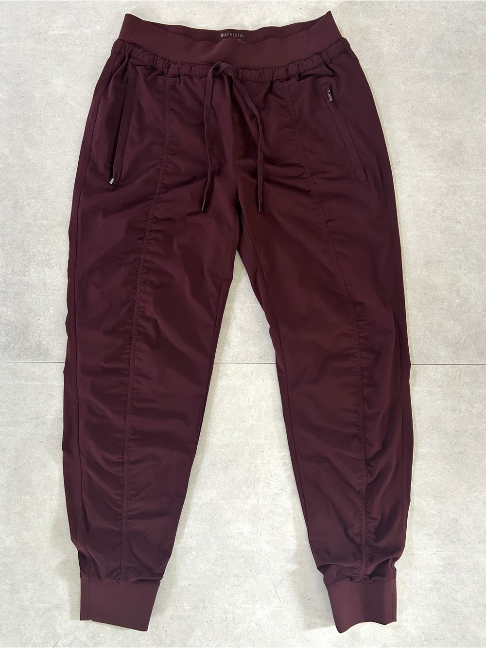 Athleta Attitude Lined Jogger Pant - 4 - Spiced Cabernet - Picture 2 of 9